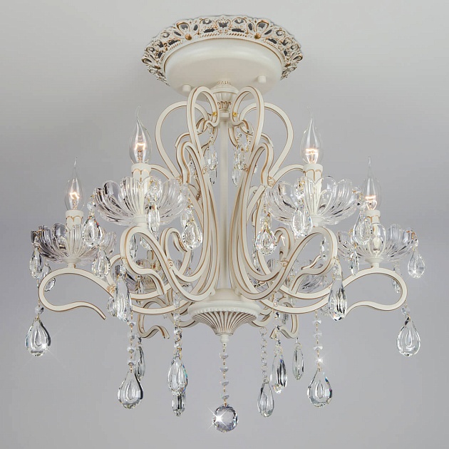 Подвесная люстра Eurosvet 12205/6 белый Strotskis Фото № 1