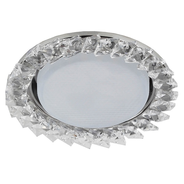 Встраиваемый светильник ЭРА GX53 DK86 CH/WH Б0020576 Фото № 1